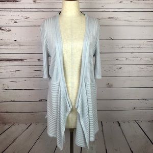 White House Black Market Cover Up Sweater Wrap L